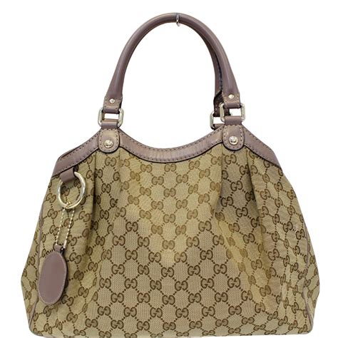 gucci sukey medium gg canvas tote|Gucci GG Canvas Medium Sukey Tote .